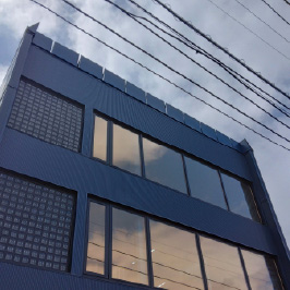 雪庇対策工事 施工事例1